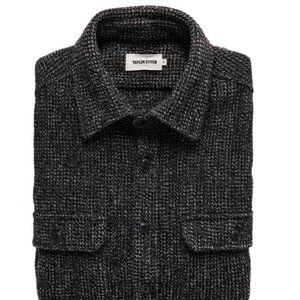 TAYLOR STITCH The Summit Shirt in Heather Charcoal Waffle